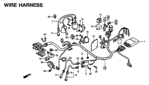 There are even some wiring diagrams on the site. 1998 Honda Wire Harness Shadow Ace Deluxe 750 Vt750cd2 Parts Diagram