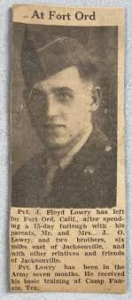James Floyd “Tuffy” Lowry (1925-1968)