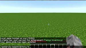 Check how to save items when you die in minecraft. Minecraft Keep Your Inventory When You Die Keep Inventory Command