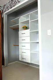 A coating on less expensive built in closet systems scratches and chips more easily. Diy Closet Organizer With Drawers And Shelves Thediyplan