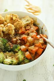 Chicken, sweet potato and cauliflower vindaloo. Sweet Potato Cauliflower Quinoa Bowls From The Fitchen