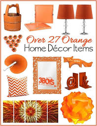 Orange Home Decor Accent Pieces In 2020 Orange Home Decor Orange Decor Orange Accent Decor