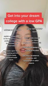 Strategies for College Admissions with a Low GPA