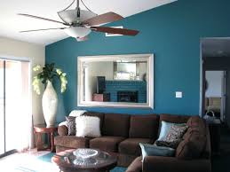 Navy Blue Living Room Wall Will Looks Harmonious With Dark Brown Sofa Description From Designingcity Brown Living Room Decor Teal Living Rooms Aqua Living Room