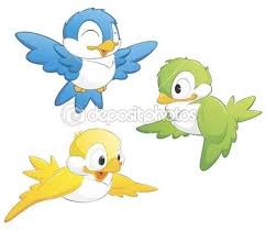 Cute Cartoon Birds Cizimler Kus Resim