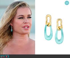 WornOnTV: Rebecca's marble print dress