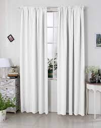 Homescapes cream crushed velvet lined curtain pair 66 x 90 inch drop (167 x 228 cm) luxury heavy weight contemporary neutral eyelet ready stunning red floral on a cream backdrop, will add style and elegance to your room. Curtains Pencil Pleat Blackout Curtains Thermal Insulated Tape Top Curtain Panels For Bedroom Woltu Eu