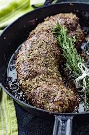 Hunter lewis, saveur kitchen director, prepares this flavorful tenderloin every christmas eve. Herb Crusted Beef Tenderloin Roast With Bearnaise Sauce Linger