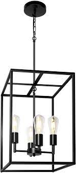 Italian industrial extra large chandeliers. Mipaws 4 Light Chandelier Black Industrial Lighting Fixture Farmhouse Rustic Pendant Light For Dining Room Kitchen Island Hallway Dangle Chandelier Dhgate Com