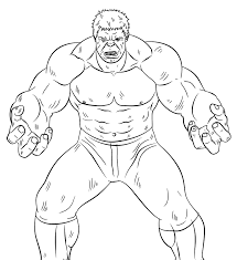 The hulk coloring game for boys. The Hulk Coloring Page Free Printable Coloring Pages For Kids