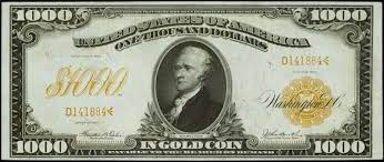 Each red seal five dollar bill obviously has a red seal and they also. 1907 One Thousand Dollar Gold Certificate Alexander Hamilton World Banknotes Coins Old Money Currency Notes World Paper M Dollar Money Notes Paper Money