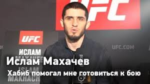 Ислам в «сториз» на своей странице в «инстаграме» разметил фото салихова после боя, наложив на снимок запись: Islam Mahachev Habib Pomogal Mne Gotovitsya K Boyu Fightspace Youtube