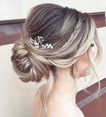 How Gorgeous Is This Hairstyle I M Loving The Braid Detail And The Peek A Boo Baby S Breath Sexyhair Com Long Hair Updo Long Hair Styles Wedding Hair Down