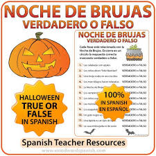 How do you stack up against a massive monster truck tire? Halloween True Or False Quiz In Spanish Verdadero O Falso Woodward Spanish