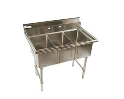 3 bay sink 3 compartment sink with