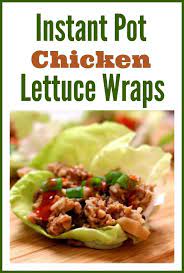Instant Pot Chicken Lettuce Wraps 365 Days Of Slow Cooking And Pressure Cooking Recipe Recipes Pot Recipes Instant Pot Recipes