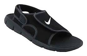 Black And White Nike Sandals Womens Nike Sunray Adjust 4 Sport Sandals Boys Girls Black White Anthracite Sport Sandals Supportive Sandals Girls Sandals