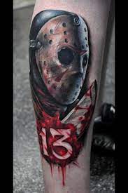 These friday the 13th tattoos are easy to put on and perfect for any horror movie fan. Uncle Ben Jamin Movie Tattoos Friday The 13th Tattoo Scary Tattoos
