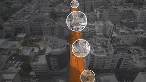 A building that was hit by a rocket fired from the gaza strip overnight in petah tikva, israel, on thursday.credit.dan balilty for the new york times. Gaza S Deadly Night How Israeli Airstrikes Killed 44 People The New York Times