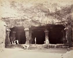 Elephanta Caves Near Bombay In British ...