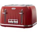 Breville Impressions Vtt783 4 Slice Toaster Venetian Red Toaster Four Slice Toaster Red Toaster