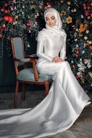 أجمل فساتين زفاف للمحجبات 2019 Muslim Wedding Dresses Nikah Dress Muslimah Wedding Dress