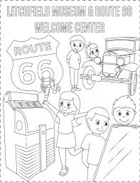 Flag day 3 coloring page. Children S Coloring Book The City Of Litchfield