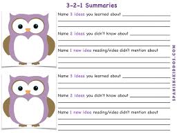 Free 3 2 1 Summaries Worksheet To Engage Students Into Metacognition And Use For Left Side Ac Interactive Notebooks Teaching Techniques The Learning Experience