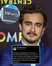 🚗 Ricardo Pérez de La Cotorrisa critica duramente a los autos BYD 😡  ¡Polémica en redes! 📱 El comediante Ricardo Pérez, uno de los conductores  del popular podcast La Cotorrisa, se volvió