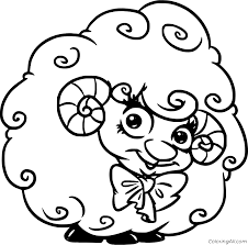 Maybe you would like to learn more about one of these? Cartoon Little Lamb Coloring Page Coloringall