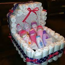 14 Baby Shower Diaper Ideas For Gifts And Decorations Baby Shower Crafts Baby Shower Fun Baby Shower Baskets