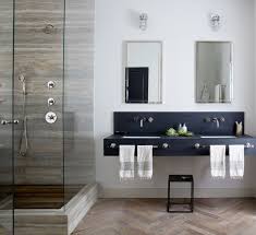 We cannot deny that a wooden floor is great for any gray bathroom ideas. 33 Small Bathroom Ideas To Make Your Bathroom Feel Bigger Architectural Digest