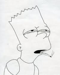 49 desenhos de os simpsons para pintar/colorir. Cartoon Drawings Bart Simpson Drawing Easy Cartoon Drawings