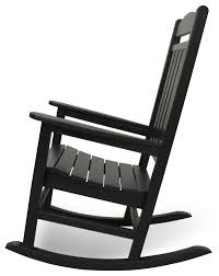 Polywood R100bl Presidential Rocker Black Click Image To Review More Details This Is An Affiliate Link And I Rece Rocking Chair Rocking Chair Porch Chair