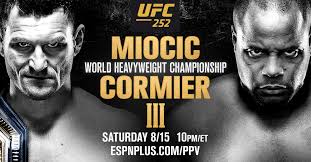 Daniel cormier 3 trilogy for the heavyweight championship at ufc 252 narrated by mma crazy. Ufc 252 Stipe Miocic Vs Daniel Cormier 3 Recap And Full Results Fighters Only