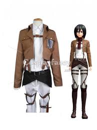 Attack On Titan Mikasa Ackerman Scouting Legion Uniform Cosplay Costume Atc007 Us 132 00 Attack on titan/shingeki no kyojin cosplay uniform this attack on titan/shingeki no kyojin cosplay uniform is unused and comes with tags and is purchased from milanoo.com. attack on titan mikasa ackerman