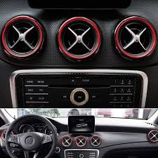 Carmonsons For Mercedes Benz A B Cla Gla Class W176 W246 W117 X156 Dashboard Air Vent Decoration Trim Cover Stickers C Mercedes Benz Mercedes Benz Gla Mercedes