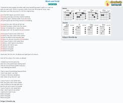 General commentcomposed and recorded by sam sparro, black and gold is a likable, bold song all about truth. Chord Black And Gold Sam Sparro Tab Song Lyric Sheet Guitar Ukulele Chords Vip