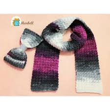 من اكتر الحاجات اللي عملتها الشتا ده كوفية بخيط صوف تركي مقاسها 14 145 Marbell Scarf Bow Crochet Yarn Colors Hook Cr Knitted Knitted Scarf Scarf