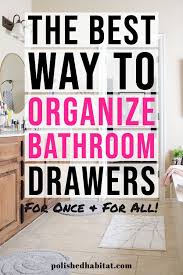 Things like tape rolls, ribbon, glue sticks, paint bottles and so on are all useful supplies to have so it's about time you find. Bathroom Drawer Organization Bathroom Drawer Organization Bathroom Drawers Drawer Organizers