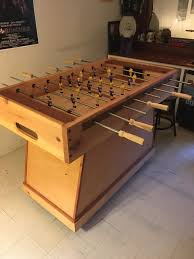 Foosball Table Project Handmade Crafts Howto Diy Foosball Foosball Table Projects