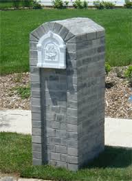 A brick mailbox will provide a strong, durable fixture to your property. Column Mailbox Brick Mailboxes