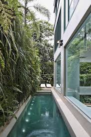 Panorama By Fernanda Marques Arquitetos Associados Ignant Lap Pool Designs Backyard Pool Vertical Green Wall
