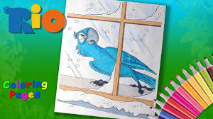 Top 48 rio coloring pages and sheets you can print. How To Color Blu From Rio Coloring Pages For Kids Youtube