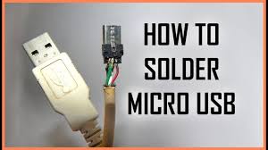 The usb device that uses full speed bandwidth. How To Solder Male Micro Usb Connector Youtube