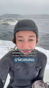 River Surfing in Winter