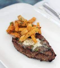 For some added decadence, use a little butter, garlic and a sprig of thyme in your pan for a quick sauce that will carry extra flavor. Wagyu Ribeye Steak Frites Recipe