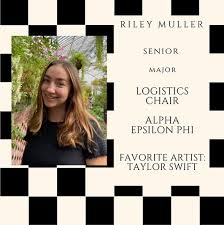 Next up is our Logistics Chair Riley Muller 💻