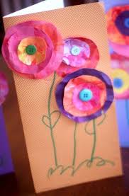 It might look like it's a tricky card to. Mother S Day Gift Idea Flower Cards Made By Kids Mothers Day Crafts For Kids Mothers Day Crafts Crafts