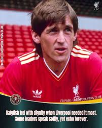 Kenny Dalglish. The Man Who Led Through the Darkest Hour He was still  scoring goals when the world around Liverpool fell silent. Still wearing  the shirt, yet suddenly holding a responsibility no